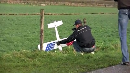 first time rc flying and crashing part one