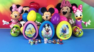 Surprise Eggs Disney Mickey Mouse Minnie Daisy Toy Story Buzz Woody Huevos Sorpresa Juguetes