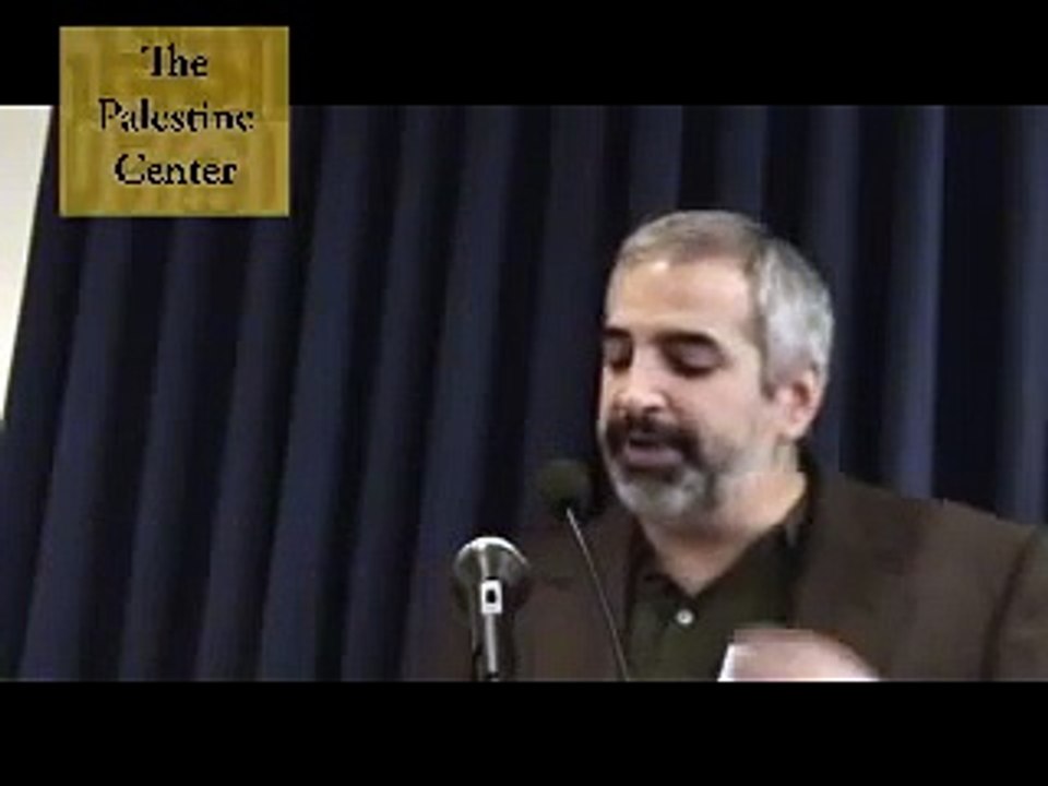 Anthony Shadid at the Palestine Center part 2 of 3