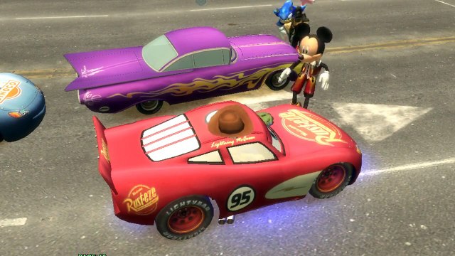 Lightning McQueen Dinoco Disney Pixar Cars and Spiderman Mickey Mouse Hulk Woody Sonic & Nursery