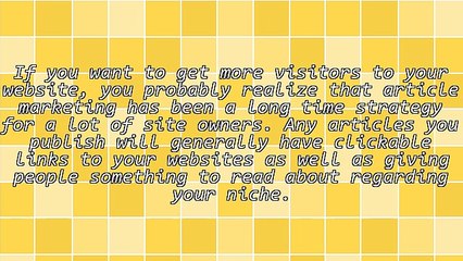 How To Succeed With Article Marketing