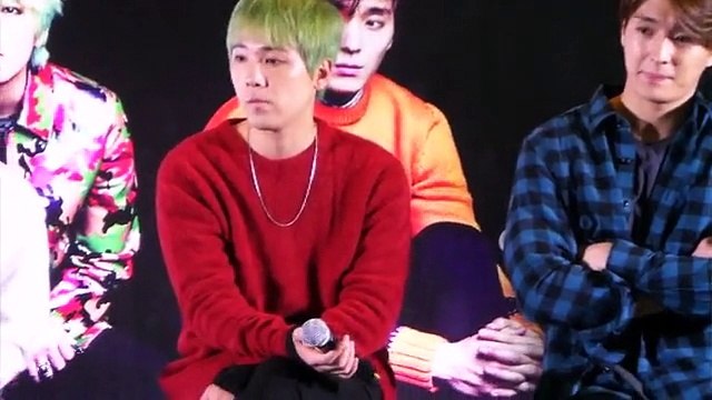 150911 FTISLAND LIVE WE WILL IN BANGKOK PRESSCON ; lee hong ki