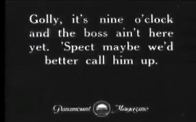 Cartoon - Bobby Bumps in Their Master's Voice 1921