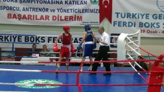 Turkish boxing semi final tekin inak 56 kg