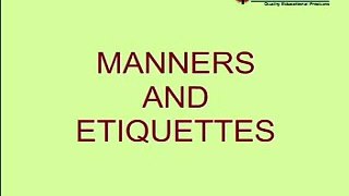 kids animation english study for children  manners and etiqeutters