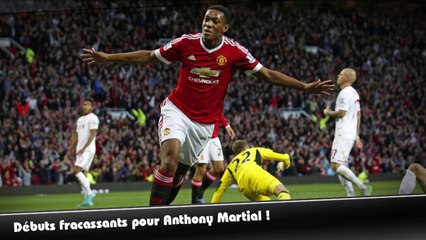 Martial frappe d'entrée avec MU !