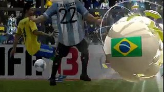Fifa 13 Argentina vs Brazil Gameplay