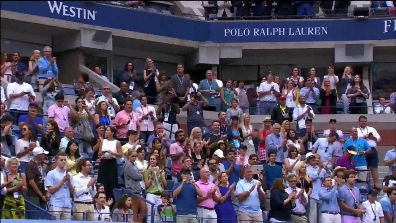 Flavia Pennetta INTERVIEW  FINAL CEREMONY  US OPEN 2015 | Roberta Vinci VS Flavia Pennetta