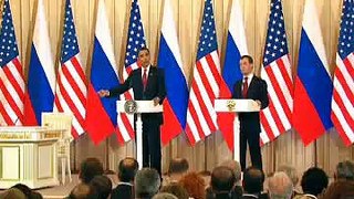 Д.Медведев-Б.Обама.Пресс-конференция.06.07.09.Part 4