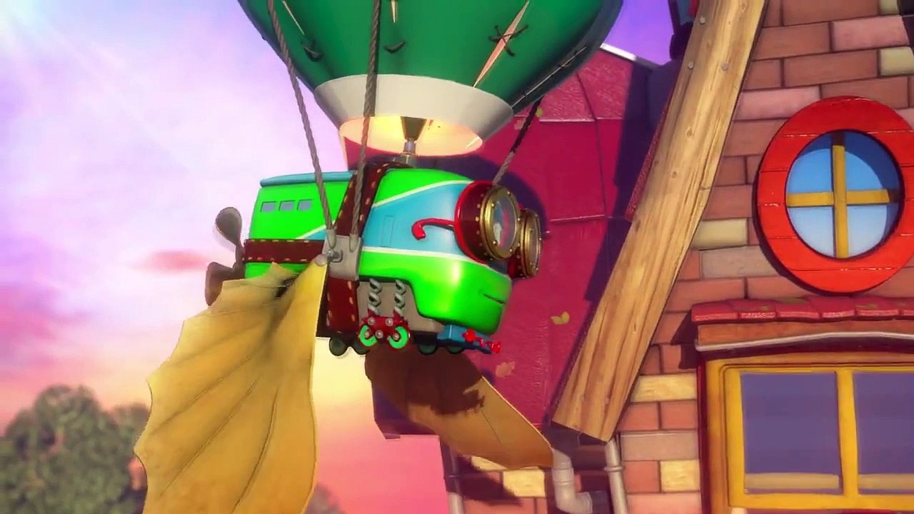 Trains Flying trains (Train cartoon) Episode 5