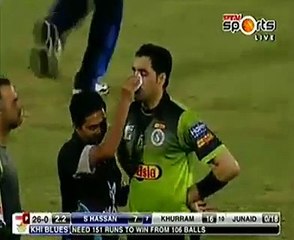 Nose Broken of Umar Gul With a Dangerous Hit