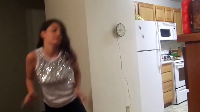 Gazala Doing The Whip Dance to Dancing Queen