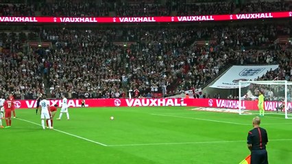 Wayne Rooney penalty vs Switzerland - Wembley - 8th September 2015