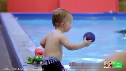 Baby Swimming So Cute   Cute Baby    Best Funny Baby Videos Compilation 2015 - Funny Baby Videos