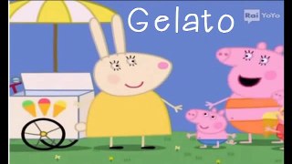 F-G-H-I-L Alfabeto italiano con Peppa Pig ed i suoi amici