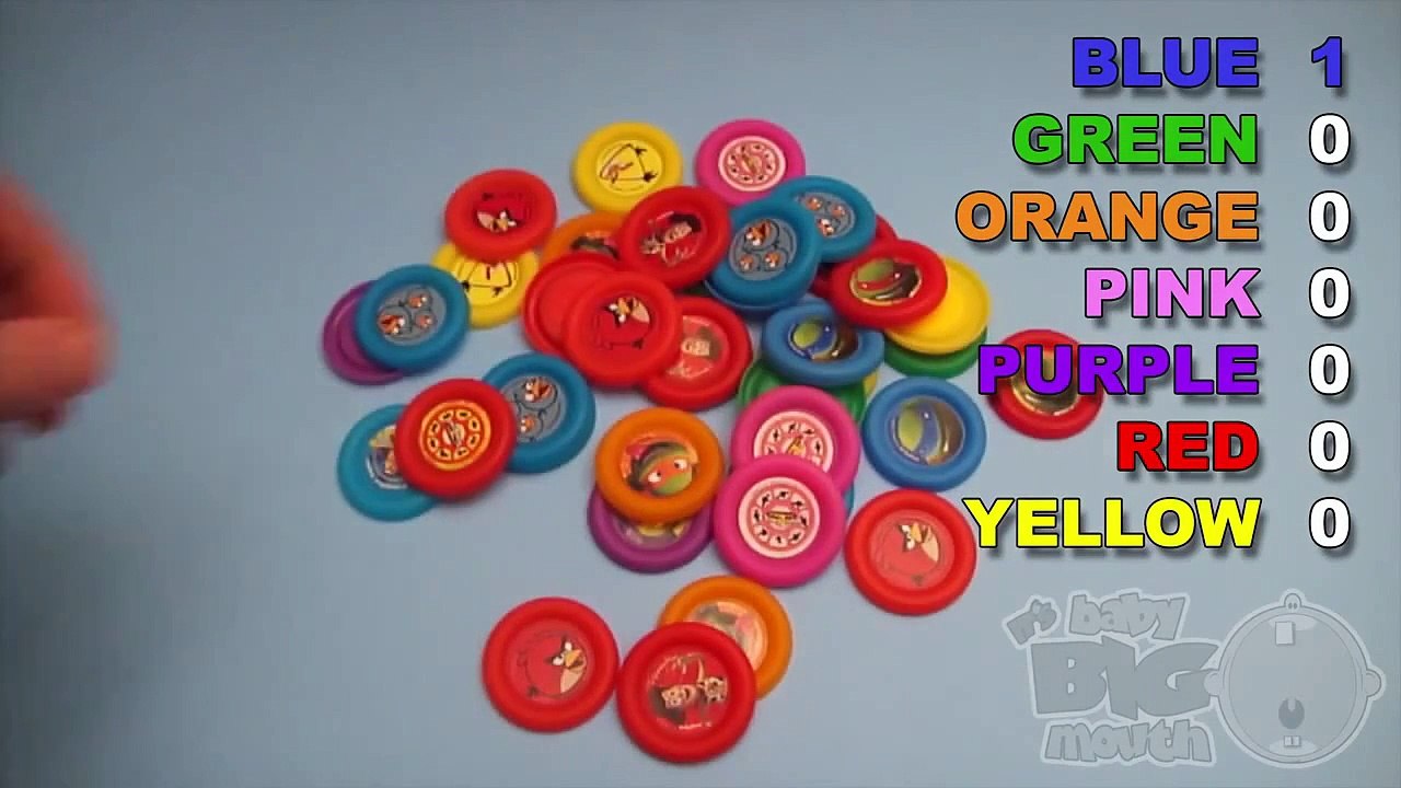 Learn Colours with Cartoon Flying Discs! Fun Learning Contest!