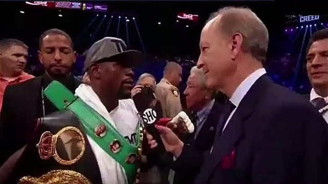 [Sep. 12 2015] Floyd Mayweather Jr. Announce his RETIREMENT after winning a unanimous decision over Andre Berto