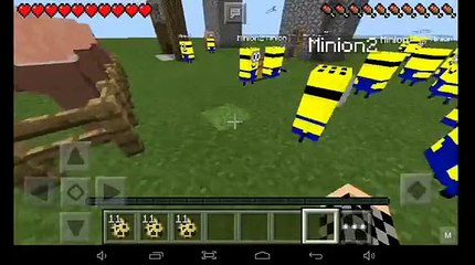 Mod dos minions minecraft pe 0.12.1