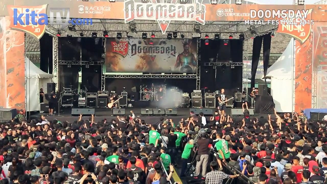 Burgerkill - Live at Doomsday Metal Festival 2015 (Part 1/3)