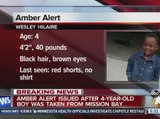 Amber Alert issued for missing 4-year-old boy