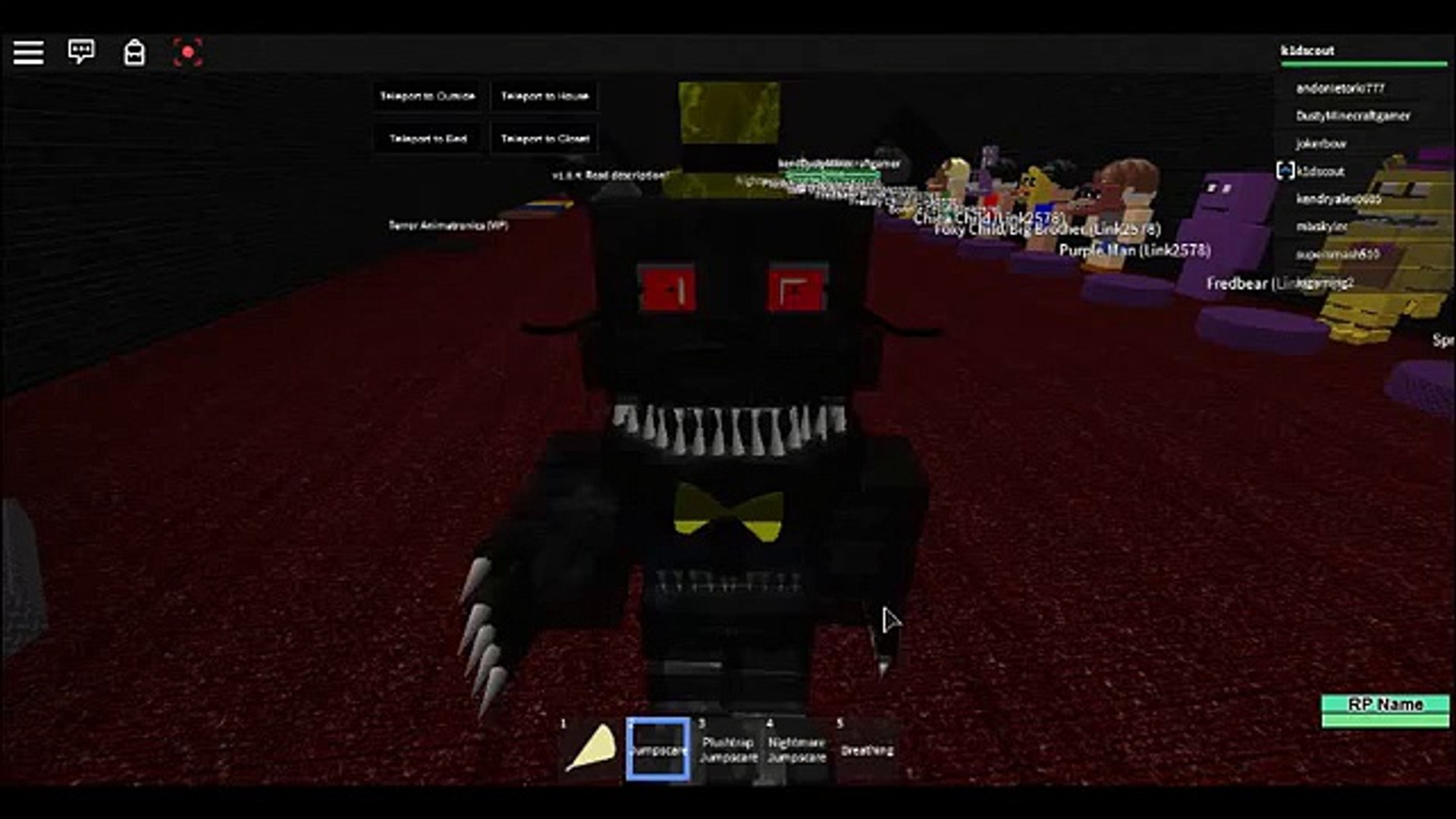 Five Nights At Freddy S 4 Nightmare Jumpscare Roblox Version