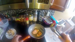 Final touches of cooking chicken at home by yourself 3