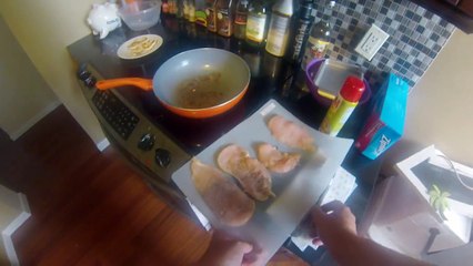 How to cut and cook skinless chicken breast simply part 2