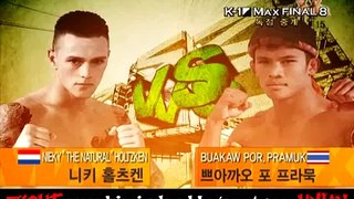 K-1 World Max Final 8 Nieky Holzken vs Buakaw por Pramuk deel 1
