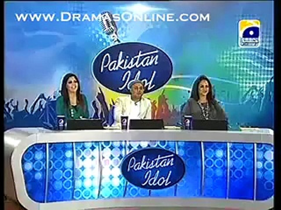Zaman Baigh in Pakistan Idol Lahore Auditions