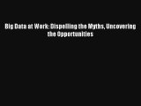 Read Big Data at Work: Dispelling the Myths Uncovering the Opportunities Book Download Free