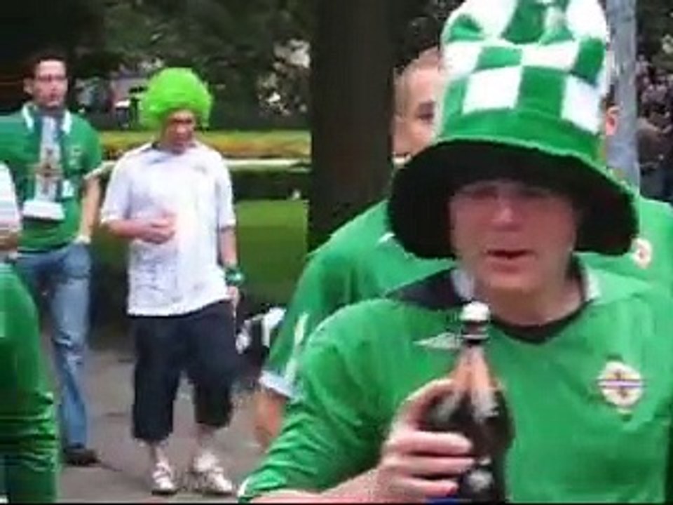 Riga Latvia Northern Ireland fan (Stop alcohol!)
