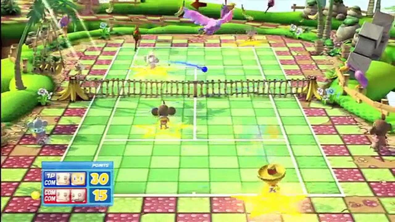 Game review   Classic Game Room   SEGA SUPERSTARS TENNIS review   BATTLE GAME PLAY