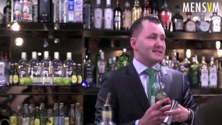 MensVM: Alex Kratena makes a TWISTED TRADITION Gin Cocktail using Sloanes Gin