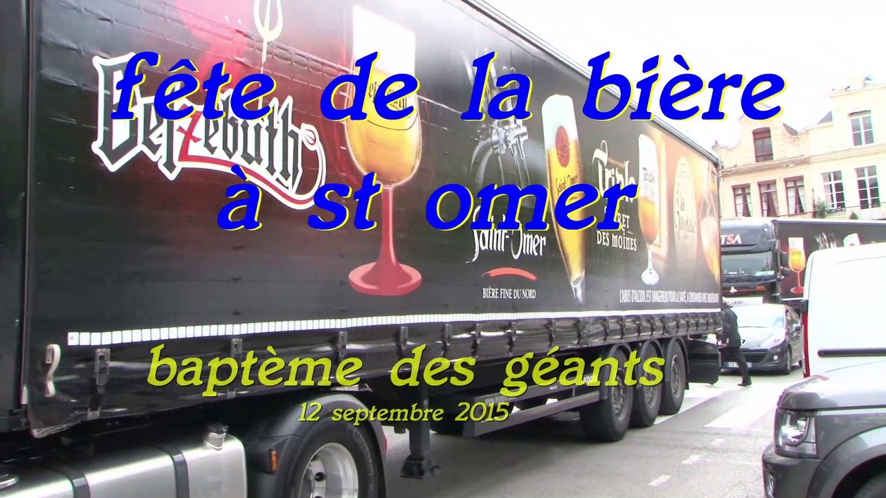 fete de la biere 2015 à st omer "baptème des géants"