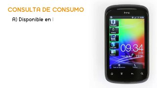 Tutorial HTC Explorer Consulta consumo - Jazztel