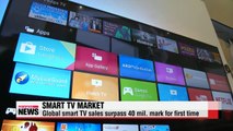 Korean manufacturers drive growth in global smart TV market