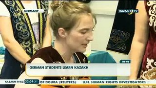 German students learn Kazakh