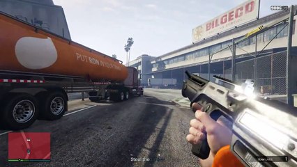 Grand Theft Auto V: Online - Walkthrough - Going Down the GOH (Hard, Solo, Free Aim, & First Person)