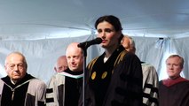 Idina Menzel Sings America the Beautiful at the C.W. Post Campus Graduation 2011