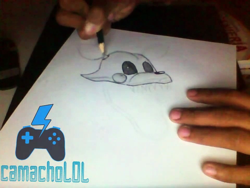 dibujando a Mangle de Five Nights at Freddy's 2 solo a lápiz