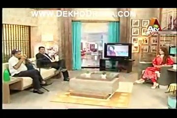 Sajawal Khan and Shams Haider Live at ATV Channel