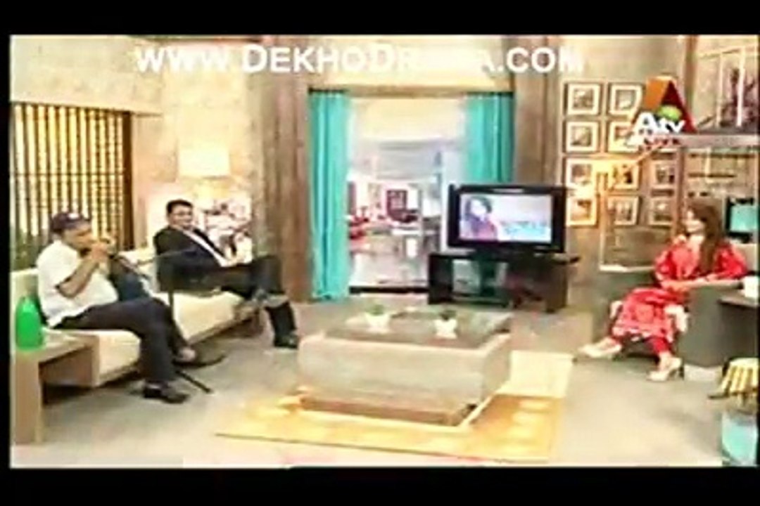 Sajawal Khan and Shams Haider Live at ATV Channel
