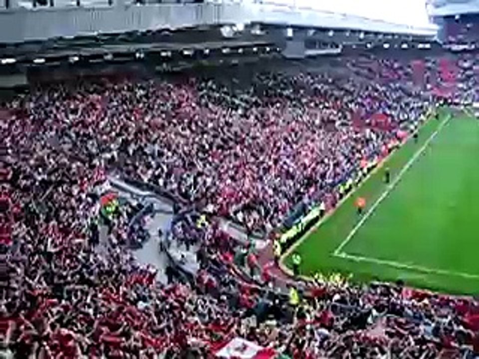 you'll never walk alone. Liverpool at old trafford