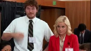 Leslie Knope gets out of control at Model UN Meeting on Parks and Recreation
