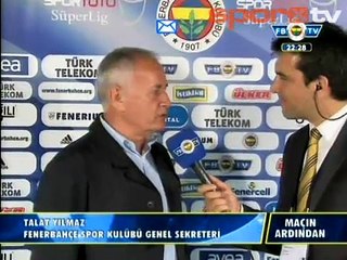 F.Bahçe genel sekreteri Yılmaz: "Bizim çiçekle böcekle işimiz olmaz"