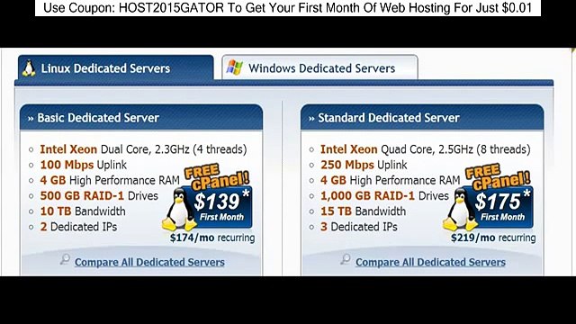 Hostgator Dedicated Server Coupon Code 2014 |Get 25% Off Dedicated Hosting Linux And Windows Servers