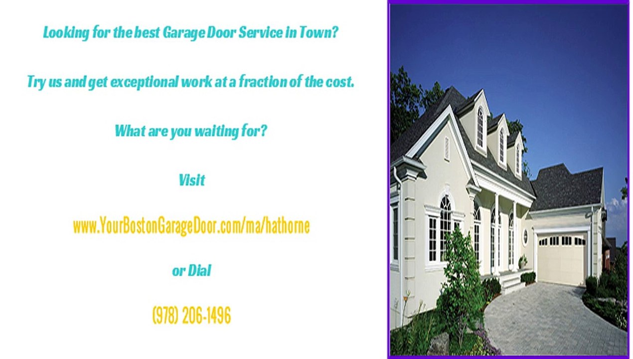 Garage Door Repair Services in Hathorne, MA