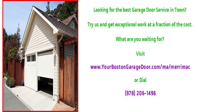 Garage Door Repair Services in Merrimac, MA