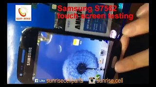 Repair knowledge: Samsung S7562 touch screen testing