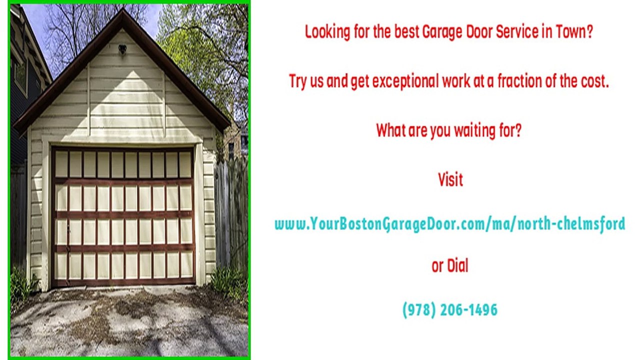 Garage Door Repairs, Service and Installations in North Chelmsford, MA